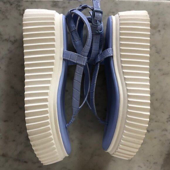 SAM EDELMAN Circus NY Elana Platform Sandal Periwinkle 9.5B - Picture 13 of 16